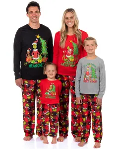 Dr. Seuss The Grinch Pajamas Buffalo Plaid Holiday Matching Family Sleepwear
