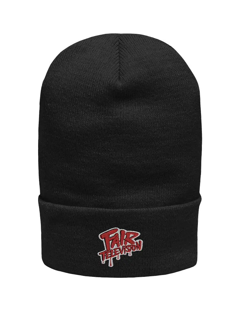 Dripping Red Graffiti Beanie
