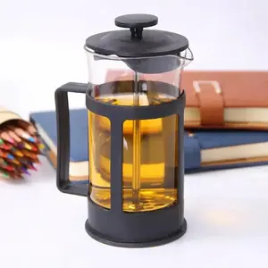 DecorBites™ 350ml French Press Coffee Maker: Filter Coffee Pot with Moka Coffee Machine