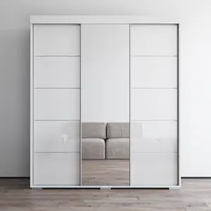 Aria 3D Wardrobe with Mirror