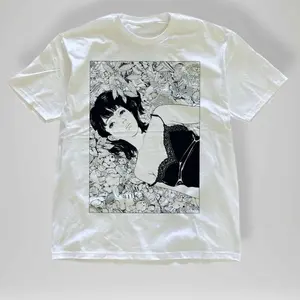 Retro fashion streetwear Yumeko Jabami graphic tee