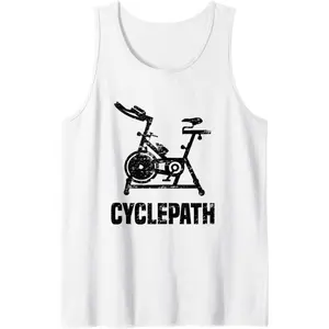 Cyclepath Funny Spinning Class Workout Gym Tank Top