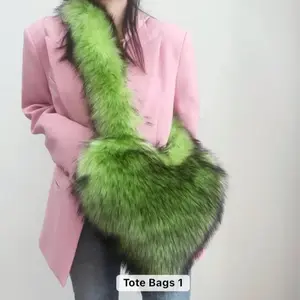 Heart shaped shoulder handbags