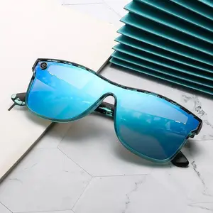 Unisex Simple Style Square Frame Sunglasses, Colorful Sunglasses, Trendy Casual Reflective Sunglasses for Everyday Use, Fashion Accessories for Outdoor Activities, Stylish Glasses, Lightweight Durable Sunglasses