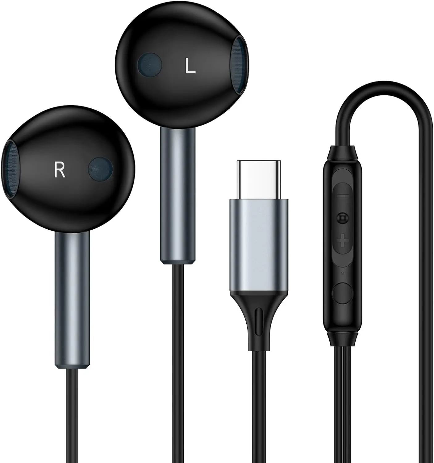 USB C Headphones Wired Ear Buds for  Galaxy A17 A16 Z Fold 7 Z Flip 7 FE A36 5G A26 S25 Edge A56 S25 Ultra Plus S24 A35 USBC  Wired Earbuds Galaxy A17 Type C Earphones Headset with Mic