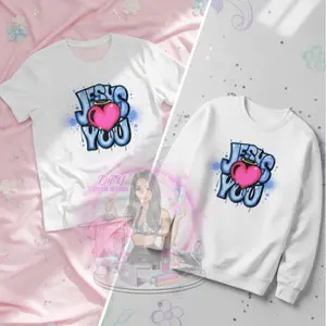 Jesus Loves you Apparel-T-shirt/Crew Neck