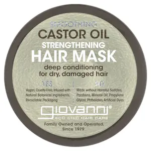Giovanni Smoothing Castor Oil Strengthening Hair Mask, 10 fl oz (295 ml)