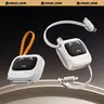 MAGIC JOHN 4-in-1 Retractable Cellphone Charger Cable - 240W Fast Charging, PD3.1 Protocol, Data Sync, Portable Wind Up Accessory with Lightning, Type-C/USB-A/Micro Ports, for iPhone, Mobile Devices, CarPlay Ready