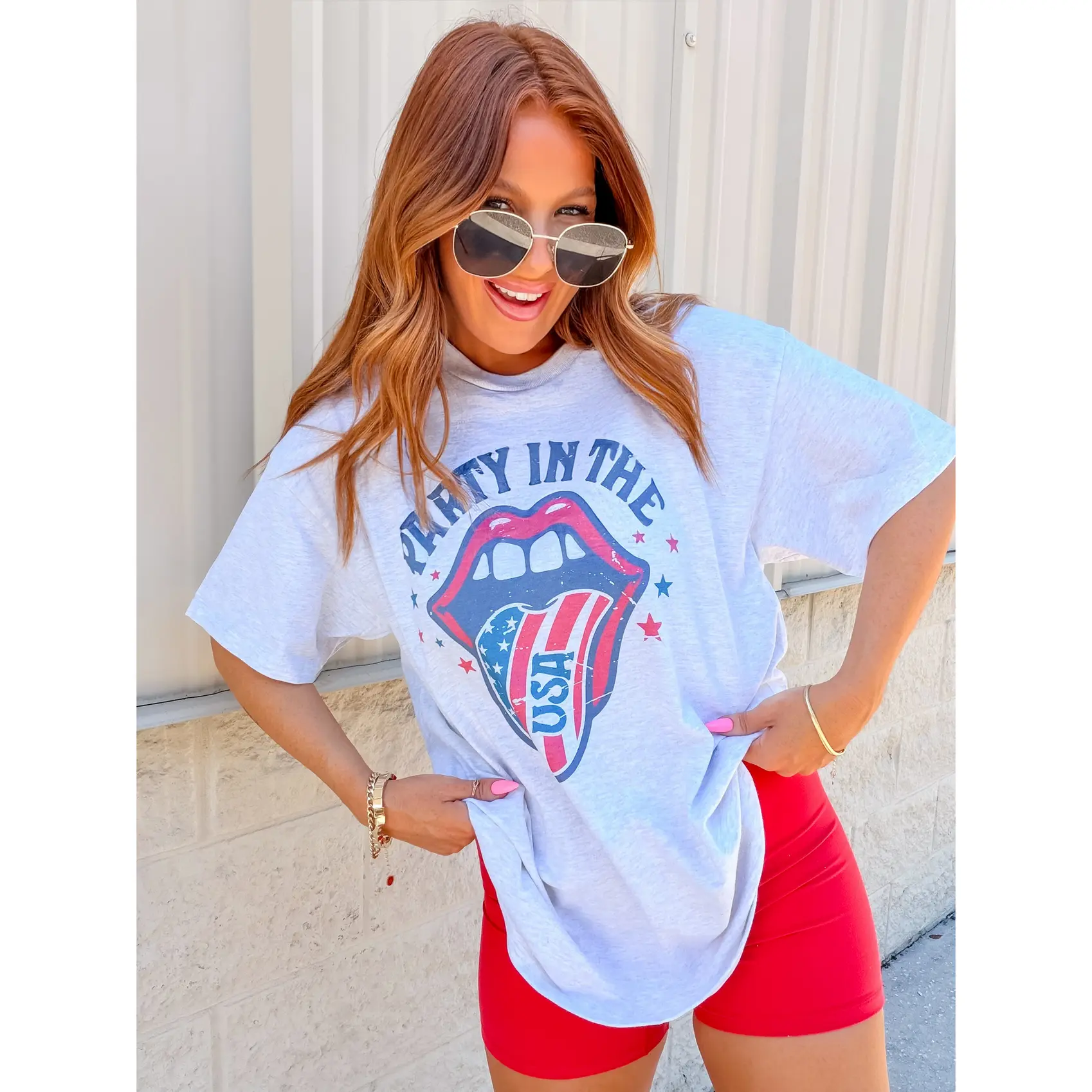 Party In The USA Graphic Top