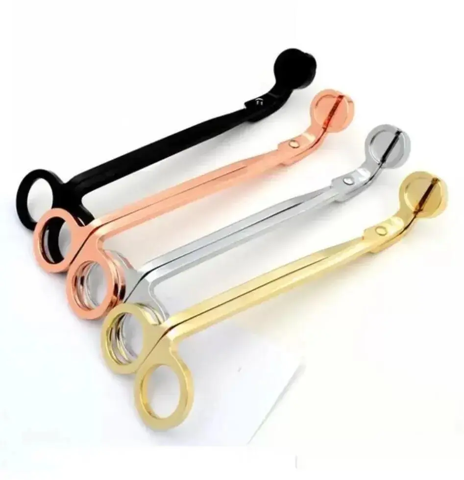 Candle Wick Trimmer Cutter - Stainless Steel - Black, Rose Gold, Silver, Gold - Candle Accessory