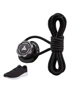 Adjustable Rotating Shoe Laces Buckle, Unisex Elastic Shoelace Buckles, Quick Release Non-Slip for Sports Casual Shoes
