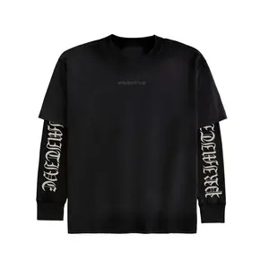 Primitive Apparel Men's Thermal L/S T-shirt Euro Slant Twofer