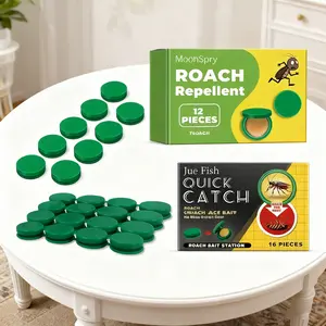 MoonSpry Roach Repellent, Domestic Dormitory Kitchen Powerful Cleaning Cockroach Exterminator Cockroach Gel Bait Pest Control Kit Rodent Repellent Pouches for Indoor & Outdoor Multi-Surface Microfiber Floor Mop roach killer indoor infestation