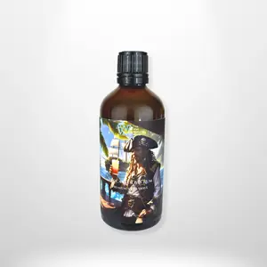 The Wet Shaving Store Buccaneer Bay Rum Aftershave Splash - 100ml Alcohol-Based Formula with Witch Hazel & Aloe Vera for Smooth Finishes