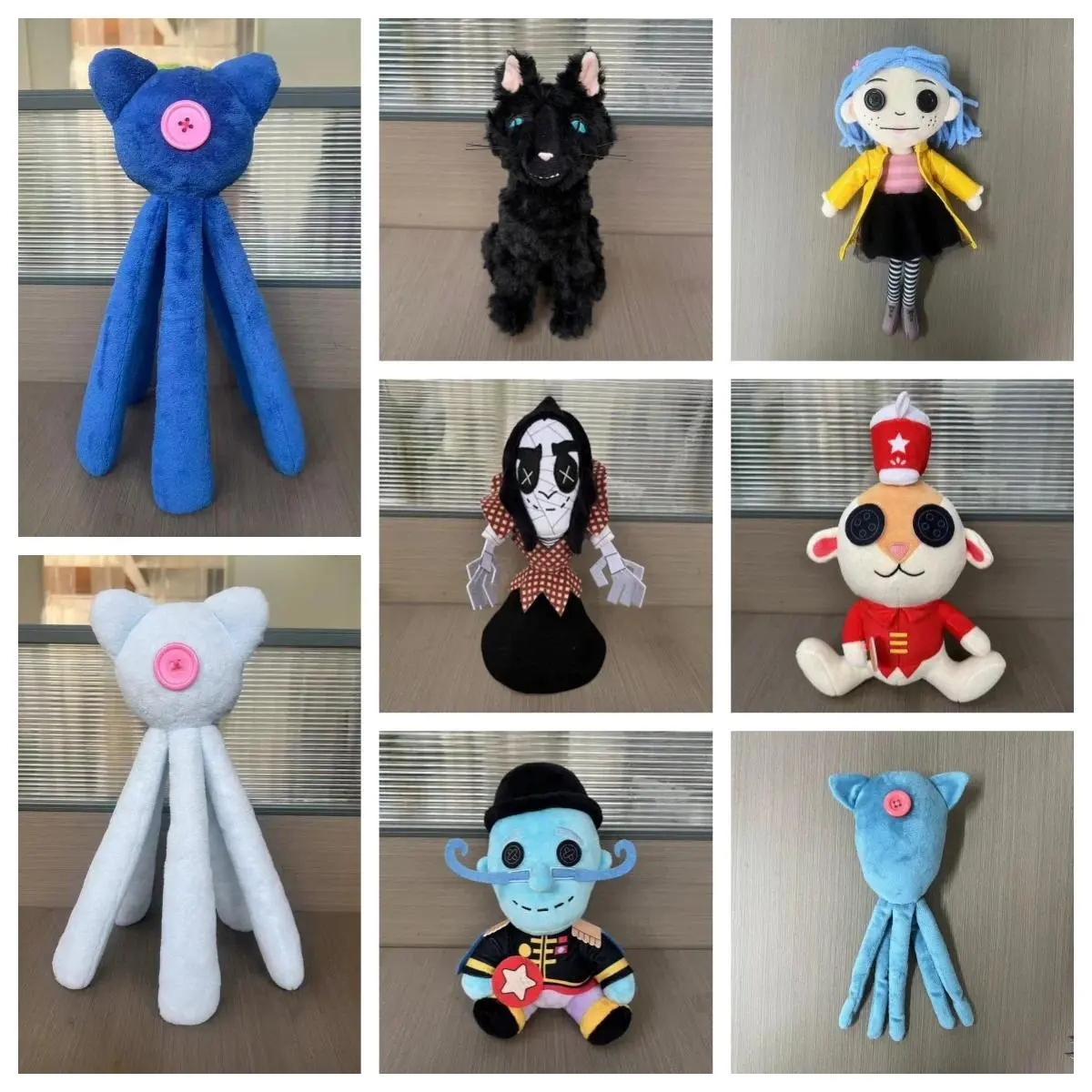 2026 Coraline Squid Plush Stuffed Doll Toy Cartoon Figure Soft Pillow Cute Collection Dolls Kawaii Ornament Kids Toys Birthday