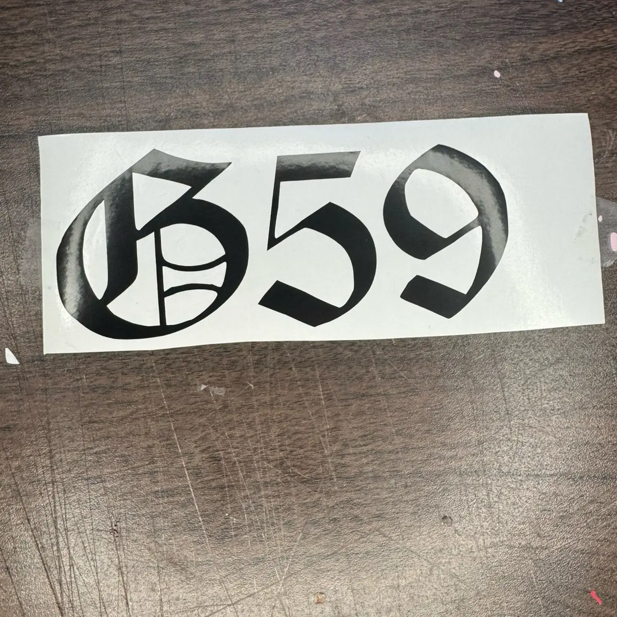 G59 Car Decal - Personalized and Stylish Vinyl Quality