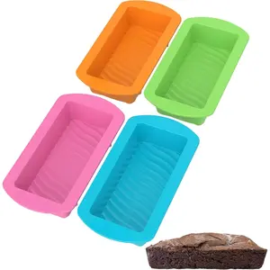 Mini Loaf Pans for Baking, Mini Cake Pans, 4.5 Inch Baking Pan,  Baking Mold - Set of 4