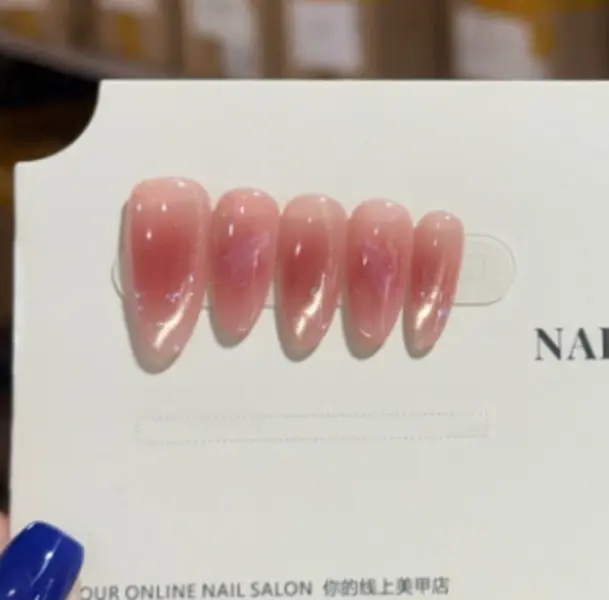 Handmade Press On Nails, Reusable Removable False Nail Art for Women