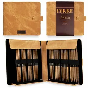 Lykke Umber 6" Double Pointed Needle Set - Large | With Carrying Case