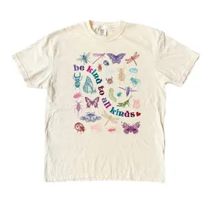 Be Kind To All Kinds Vintage Tshirt, Retro Comfort Colors Shirt