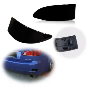 2pcs Smoked Lens Rear Bumper Reflector Lamps For 2006 2007 2008 2009 2010 2011 2012 2013 Lexus IS IS250 IS350,Replace OEM 81920-53021 81920-53020 81910-53021 81910-53020