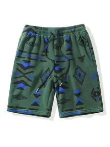 Men's autumn and winter shorts, with ethnic geometric patterns, are comfortable and warm, suitable for both daily outings and home use. They are a casual and versatile couple's gift for Christmas and New Year.