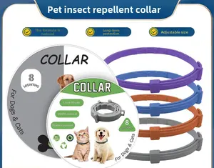 Pet insect repellent collar, mosquito repellent, flea removal, outdoor cat and dog flea removal, lice repellent, emotional soothing things for cats and dogs