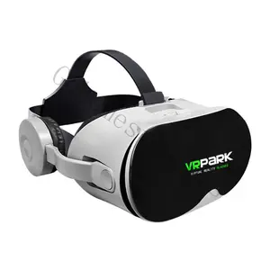 Aston DigitalThis year's new VRPARK head mounted all-in-one machine, Bluetooth earphones, high-definition movie BOX, enhanced VR glasses, virtual reality experience, 3D game gift selection White Wireless Vr Headset Vr Accessories