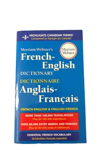 Merriam-Webster's French-English Dictionary, Newest Edition, Mass-Market Paperback (English & French Edition) (English and French Edition) Bilingual Edition