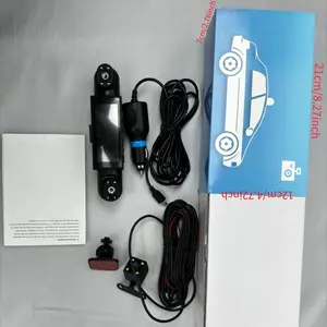 4 Channel Car Dvr Recorder, 1080P HD Video Recording, Night Vision Parking Mode, 3.16 Inch Screen, Front Rear Left Right Cameras