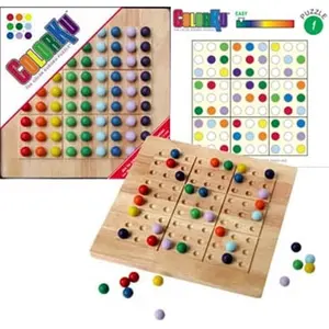 212 MAIN Colorku Puzzle Cards - Tabletop Game with 9x9 Board & Single Solution, Family Fun Game for Gaming Enthusiasts, Tabletop Games