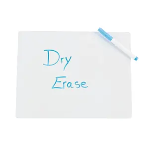 12" x 9" White Lightweight Dry Erase Lap Boards - 12 Pc.