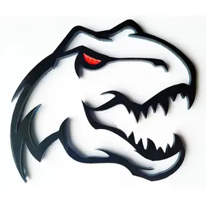 2x Dinosaur T-Rex TRX Redeye Emblem for Dodge Ram Logo 1500 2500 3500
