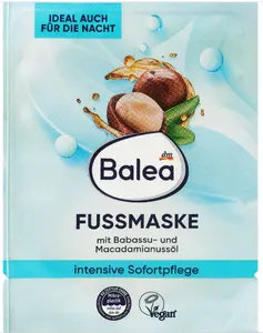 Balea Foot mask with babassu & macadamia nut oil, 15 ml
