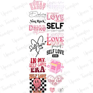 Be Your Own Sugar Daddy Mini DTF Transfer Gang Sheet 24.5" Wide x 36" Long Direct To Film Trendy Vibrant Designs for Stylish Wardrobe