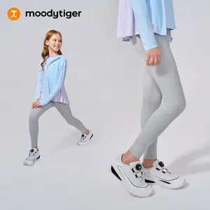 moodytiger Kids Cloudie Essential Leggings for Girls Soft and Stretch Active Pants for Daily