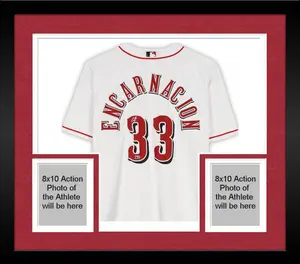 Framed Christian Encarnacion-Strand Cincinnati Reds Autographed White Nike Replica Jersey - Fanatics Authentic Certified