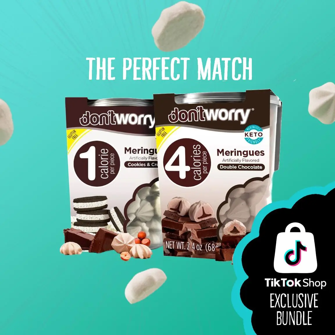 1 Double Chocolate + 1 Cookies & Cream.