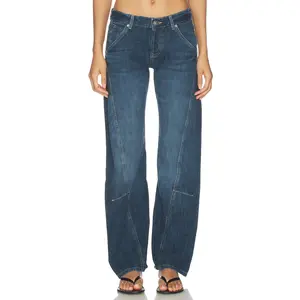 Free People x REVOLVE Highland Bowed Jean in Mood Indigo