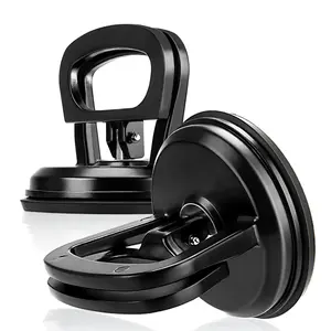 Heavy Duty Suction Cups for Glass/Tile/Mirror - 50lbs Lift Capacity  Dent Puller & TV Screen ,  Vacuum Lifter with 2-Pack