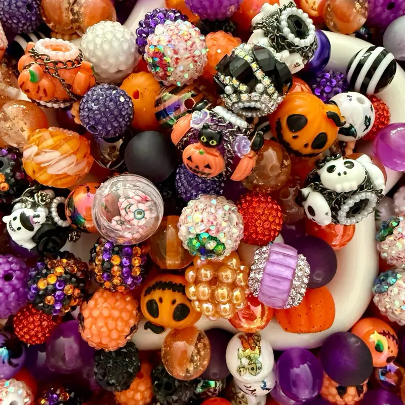 DIY Craft Bead Mix Assorted 300ml for Jewelry Making & Creative Projects Including Flowers & Fancy Beads Perfect for Enthusiasts