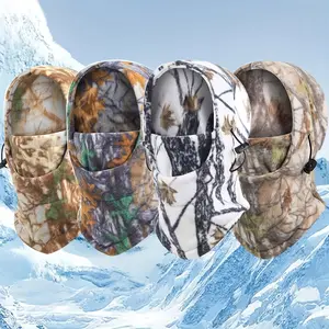 Men's and Women's Winter Outdoor Thermal 1pc Winter Thermal Rock Camouflage Hat, Perfect for Outdoor Cycling, Hiking, Horseback Riding, Skiing, Hunting and Thermal Hat, Thermal Face Mask Winter Gift Choice