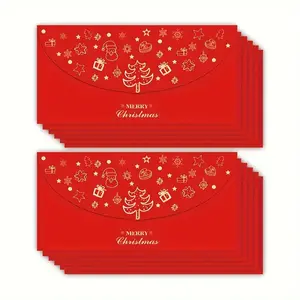 10/20pcs Foil Design Money Envelopes, Ideal for Gifts & Holiday Celebrations, Durable & Stylish Packaging
