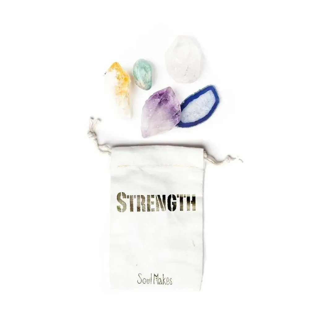 Crystals for use to enhance Strength, meditation crystal/stone set, beautiful crystals