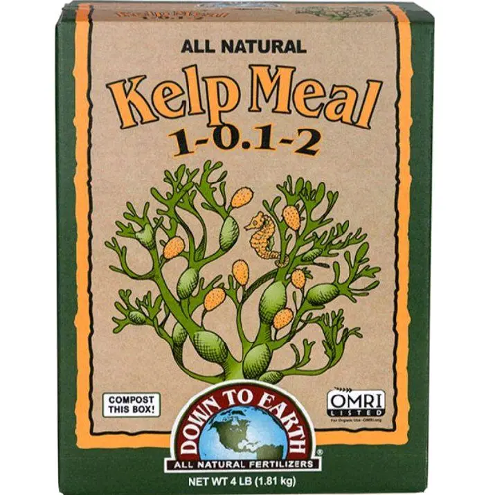 Down To Earth Kelp Meal OMRI Certified Organic fertilizer for Planting and Gardening
