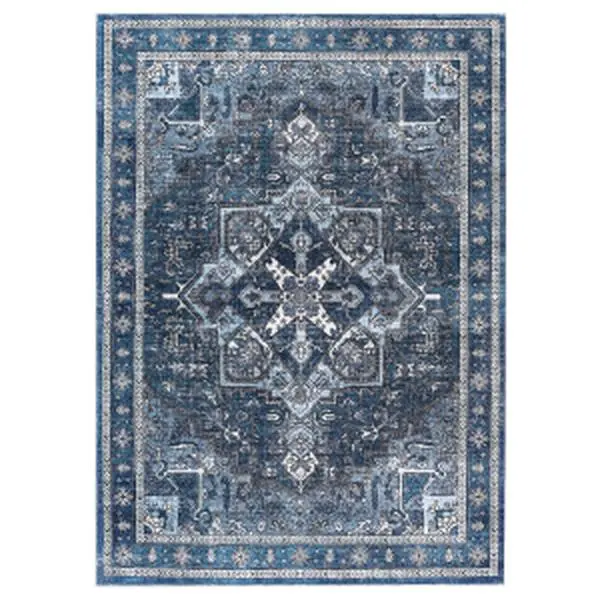 GARVEE 5x7 Area Rugs Washable Living Room Rugs Soft Retro Carpet for Bedroom Floral Oriental Carpet