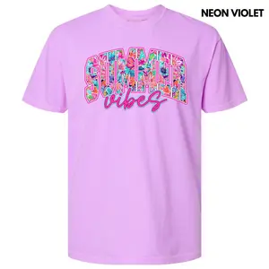 Blooming Summer Vibes Comfort Colors T-Shirt 'NLB'