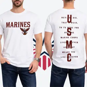 Usmc Marines Tactical Tshirt, Classic Grunt Style Military Patriot Pullover Tshirt, For Men and Women