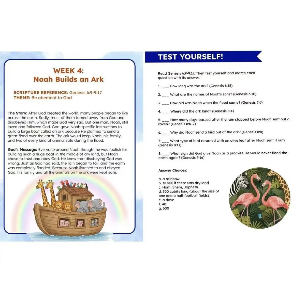 Bible Study Workbook for Kids Notbook: Lessons , Activities, Quizzes, and Questions to Deepen Your Faith (Spiral Bound) NotBook