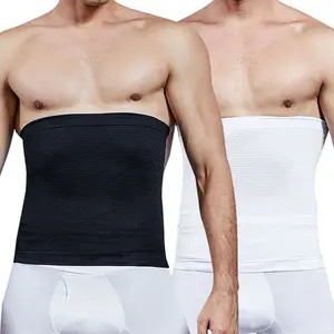 CATTIBOR Men‘s Solid Color Waist Trainer Belt ,High Stretch and Elastic Tummy Control Waist Cincher BandFor Men and Women,Men's Shaperwear For Daily Use,Workout Fitness Waist Trainer Belt